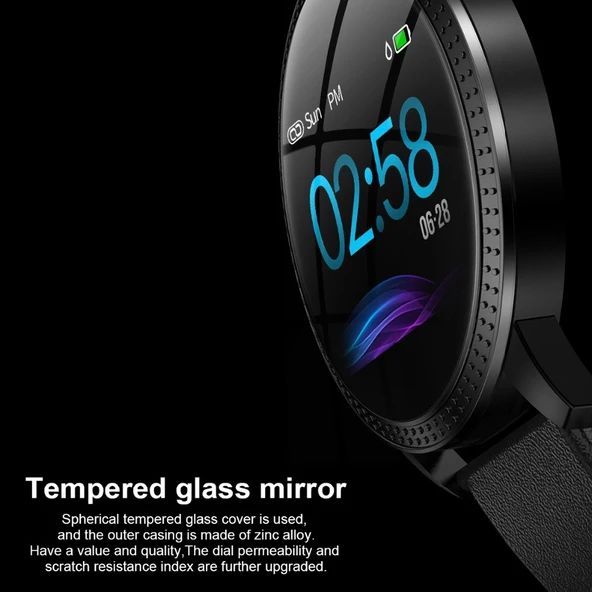 CF18 1.22 inç Renkli Ekran IPX67 Su Geçirmez Bluetooth Akıllı Saat Pembe - 3