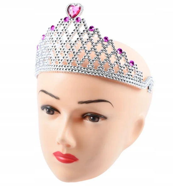 Kalpli Prenses Tacı Fuşya - Resim 2