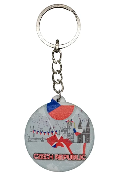 Çek Cumhuriyeti Temalı Anahtarlık Kapak Açacak - Resim 3