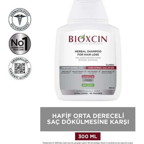 Bıoxcın Genesis Saç Dökülmesine Karşı Bitkisel Şampuan Kuru / Normal Saç Tipleri İçin 300Ml - 2