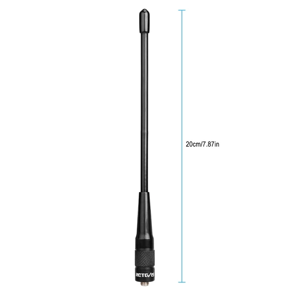 RETEVIS RHD-701 Çift Bantlı SMA-F Dişi Anten 136-174+400-480MHz H-777 RT5 RT6 RT7 RT-5R 888s Uyumlu - 3