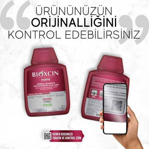 Bıoxcın Forte Yoğun Saç Dökülmesine Karşı Bitkisel Şampuan 3 Al 2 Ode 300Ml X 3 Adet - 4