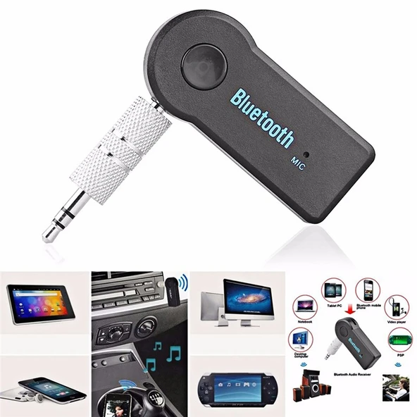 Taşınabilir Tek Kanallı Bluetooth Kablosuz Müzik Alıcısı Mini Boombox Siyah - 9