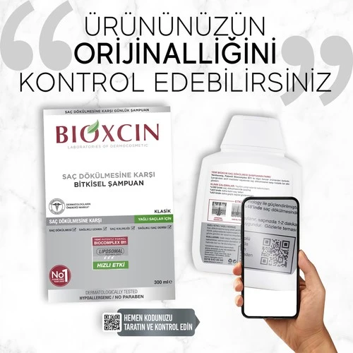 Bıoxcın Genesis Saç Dökülmesine Karşı Bitkisel Şampuan Yağlı Saç Tipleri İçin 300Ml - 3