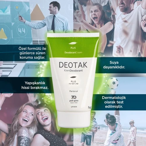 Deotak Krem Deodorant Plus 35 ml - 3
