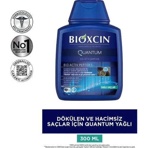 Bıoxcın Quantum Bio Activ Şampuan Yağlı Saç Tipleri İçin 300Ml - 2