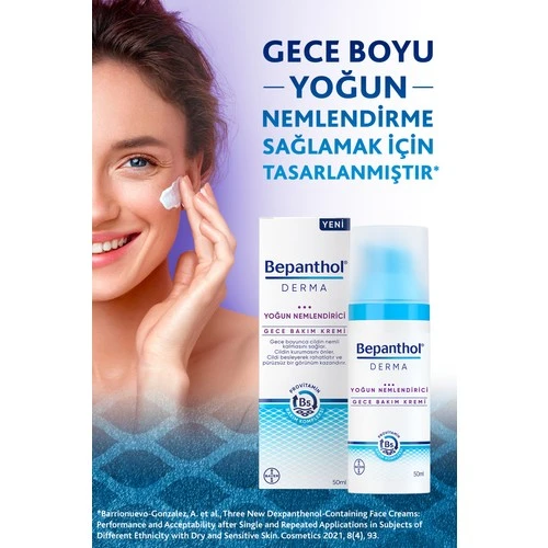 Bepanthol Derma Yoğun Nemlendirici Gece Bakım Kremi 50 Ml - 2