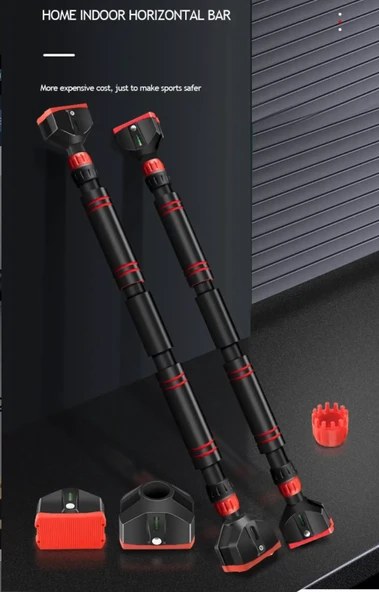 Vücut Geliştirme Barfiks Fitness Aleti 73-100 cm Barfiks Çubuğu Kapı Barı - 4