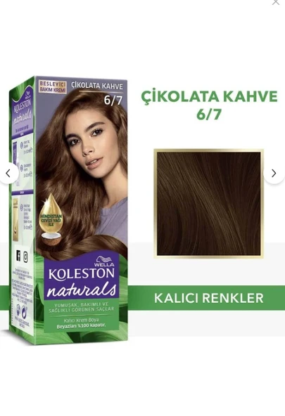 Koleston Naturals Saç Boyası 6/7 Çikolata Kahve ürün görseli 1