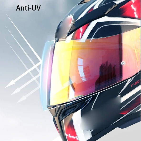 AGV K1 K3SV K5 Motosiklet Kask Vizörü Şeffaf Anti UV Rüzgar Koruyucu - 4
