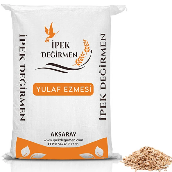 İpek Değirmen 5 KG Glutensiz İnce Öğütülmüş Katkısız Yulaf Ezmesi