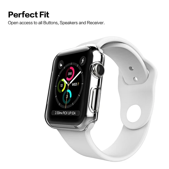 Apple Watch Series 3 42mm Şeffaf PC Koruyucu Kılıf - 4