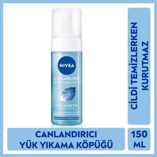 Nıvea Yüz Temizleme Köpüğü Normal / Kuru Canlandırıcı 150Ml - 1