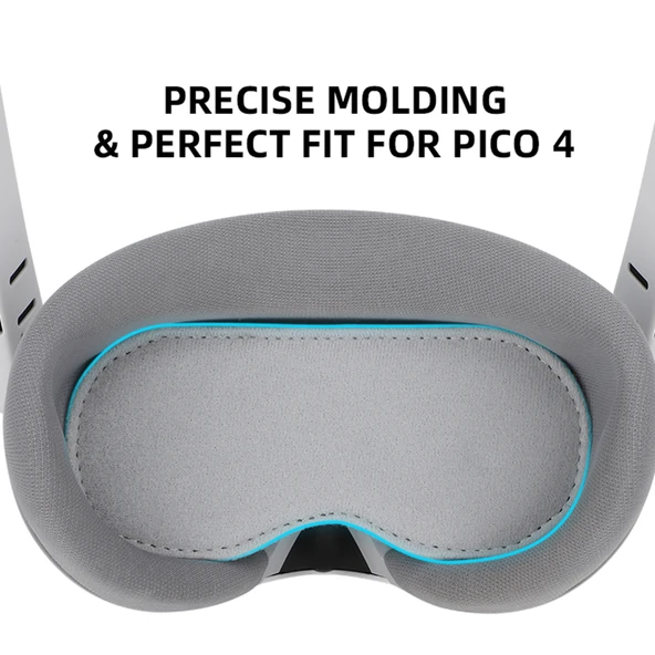 PICO 4 Uyumlu PC-ZF17 Lens Koruyucu Toz Geçirmez Sünger Ped - Açık Gri - 6