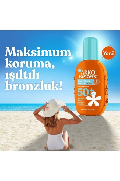 Arko Suncare Çok Yüksek Koruma SPF50+ Koruyucu Sprey Krem 200 ml - 4