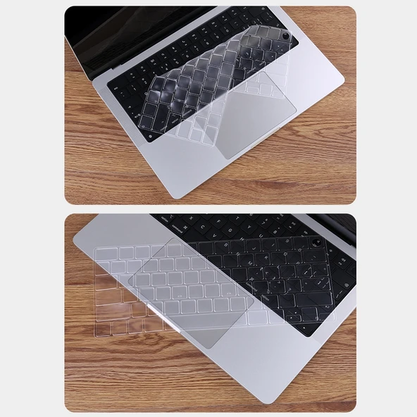 MacBook Pro 14 A2442 Uyumlu Su Geçirmez Klavye Koruyucu Film - 6
