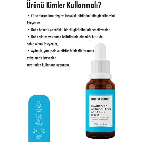 Maruderm Kolajen & Hyalüronik Asit Cilt Bakım Serumu 30 Ml (W) - 4