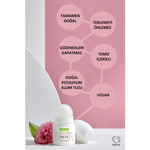 Incia Roll-On Deodorant Kadınlar İçin 50Ml - 5