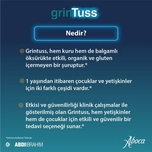 Grintuss Yetişkin Öksürük Şurubu 128 Gr - 2