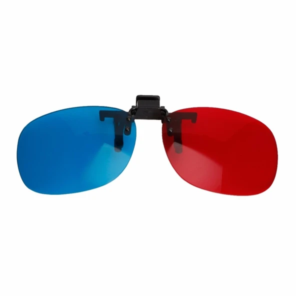 Stereo 3D Kırmızı Mavi Gözlük Miyopi ve 3D Film Bilgisayar TV Uyumlu