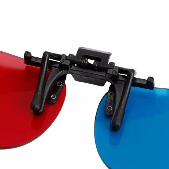 Stereo 3D Kırmızı Mavi Gözlük Miyopi ve 3D Film Bilgisayar TV Uyumlu - 6