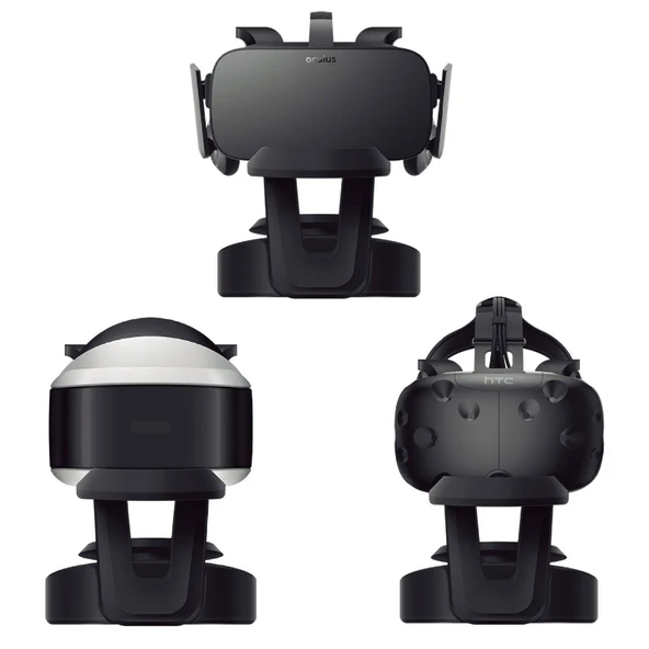 VR Başlık Ekran İstasyonu Gösterim Depolama Standı Kablo Düzenleyici Sony PlayStation PS4 VR Oculus Rift HTC VIVE Uyumlu - 4