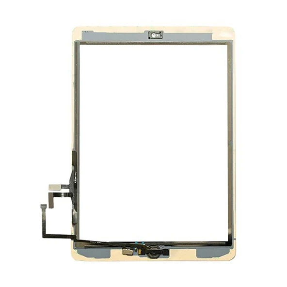 iPad 5 9.7 inç 2017 A1822 A1823 Beyaz Dokunmatik Panel ve Anahtar Flex Kablo - 3