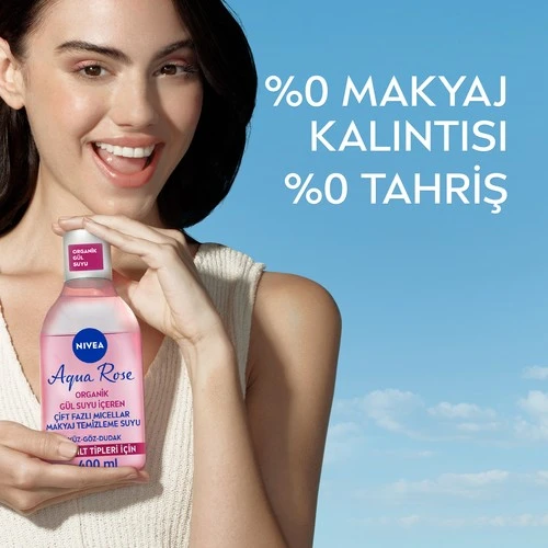 Nıvea Mircellair Gül Suyu Makyaj Temizleme Suyu 400Ml - 2