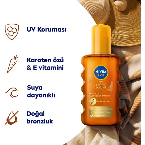Nıvea Sun Carotene Yağ Sprey 200Ml - 2