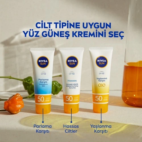 Nıvea Sun Yaşlanma & Leke Karşıtı Yüz Kremi Spf50 50Ml - 5