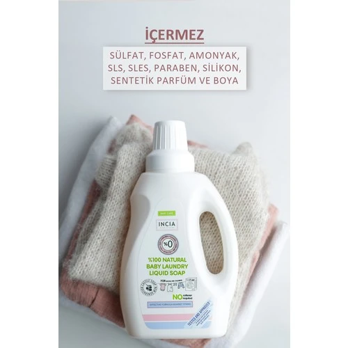 Incia Bebek Çamaşır Sabunu 750Ml - 3