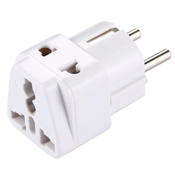 WD-9 Seyahat Güç Adaptörü Avrupa Prizli Beyaz - 3