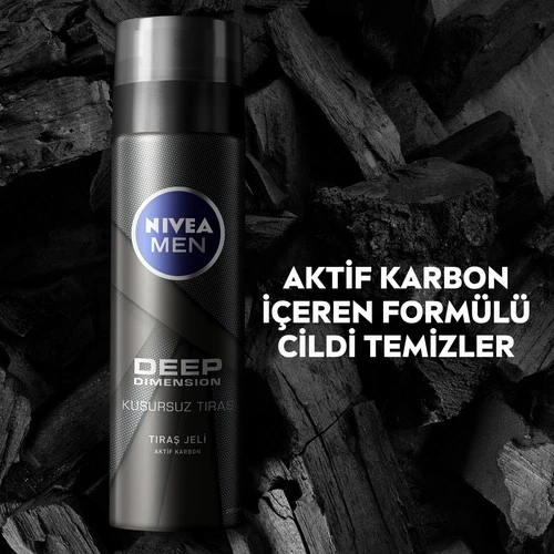 Nıvea Men Tıraş Jeli Deep Dimession 200Ml - 3
