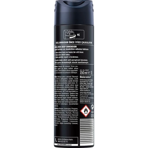 Nıvea Deodorant Bay Deep Dimession 150Ml - 2