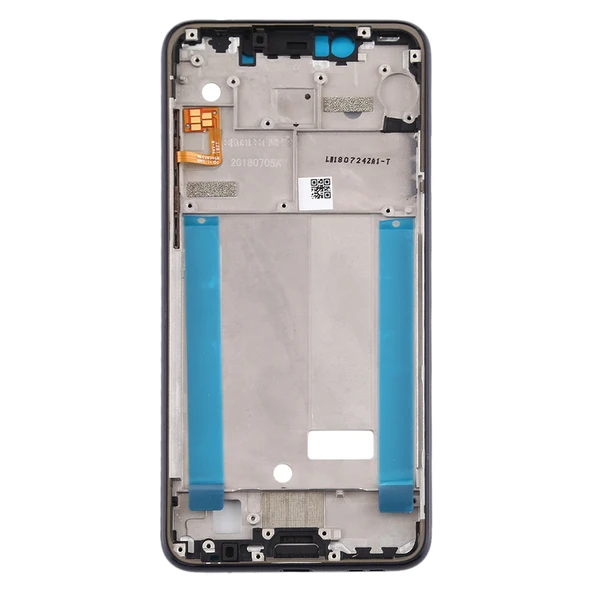 Nokia 5.1 Plus X5 Ön Gövde LCD Çerçeve Siyah - 2