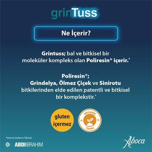 Grintuss Yetişkin Öksürük Şurubu 128 Gr - 3