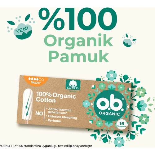 Ob Tampon Organic Süper 16'Lı - 2