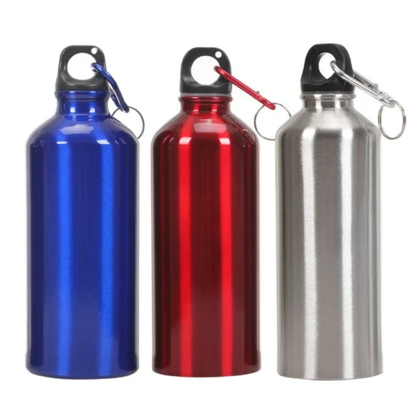 Alüminyum Spor Su Matarası 600ml Kırmızı - Taşınabilir Dağcılık ve Bisiklet Matara - 4