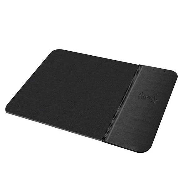 OJD 36 Qi Standard 10W Kablosuz Şarjlı Kauçuk Mouse Pad Siyah 26 2x19 8x0 65cm - 2