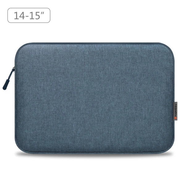 HAWEEL 15 inç Laptop Kılıfı Fermuarlı Evrak Çantası Koyu Mavi
