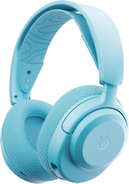 SteelSeries Arctis Nova 3P Wireless Aqua Gaming Kulaklık - Mobil Uygulama ile Kontrol - 40 Saat Pil Ömrü PS5, PS4, PC, Switch, Mobil Uyumlu - 3