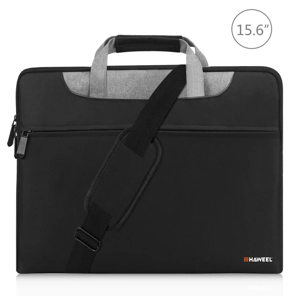 Haweel 15-17 Inç Siyah Laptop Çantası Macbook Samsung Lenovo Sony Dell Alienware Chuwi Asus Uyumlu