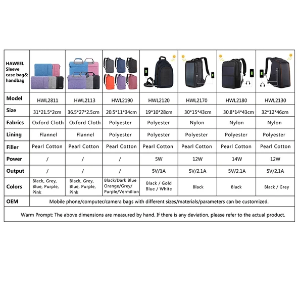 HAWEEL 15 inç Laptop Kılıfı Fermuarlı Çanta Pembe - 12
