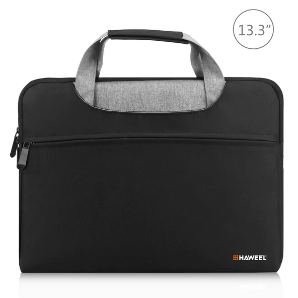 Haweel 13-15 Inç Siyah Laptop Çantası Macbook Samsung Lenovo Sony Dell Alienware Chuwi Asus Hp Uyumlu