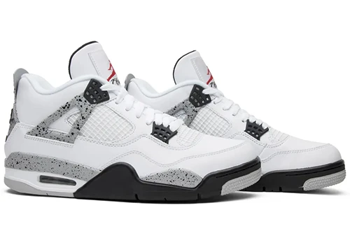 JORDAN RETRO 4 "WHITE CEMENT - 3