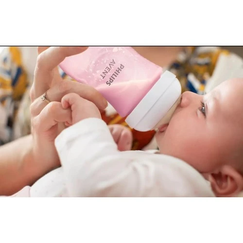 Avent Biberon Scy903/11 Dogal Tepkılı Pp 260Ml Pembe - 5