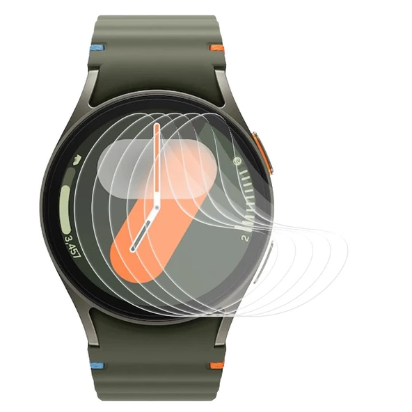 Samsung Galaxy Watch7 44mm Uyumlu 5li Yumuşak Hidrojel Ekran Koruyucu