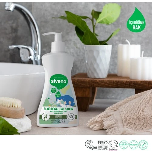 Siveno Doğal Sıvı Sabun- Defne Yağlı 300Ml - 5