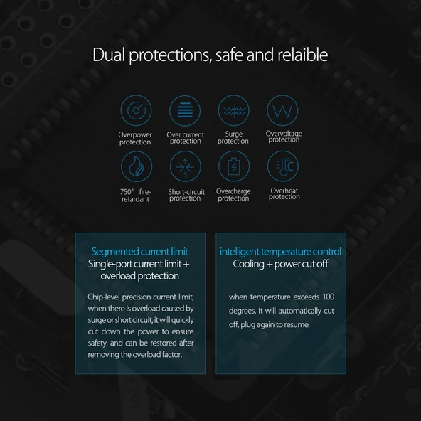 ORICO DUK-5P 40W 5 USB Portlu Akıllı Şarj İstasyonu Telefon ve Tablet Standlı Siyah - 8