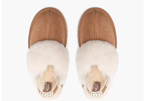 UGG Funkette Slipper Chestnut - Resim 3